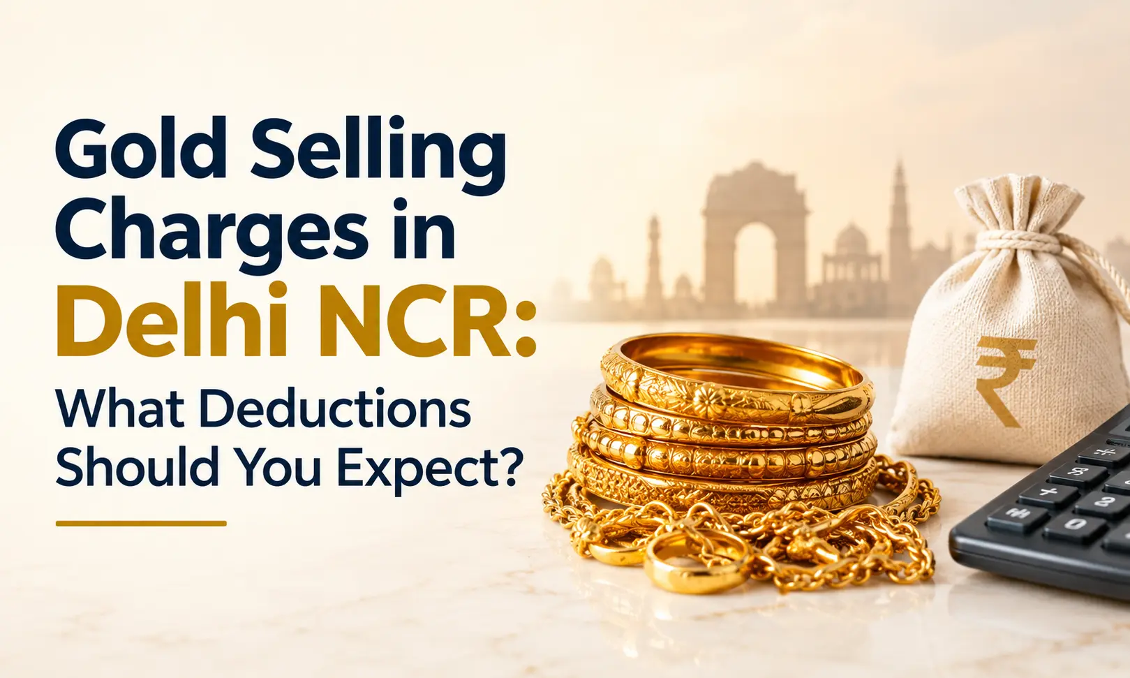 Gold Selling Charges in Delhi NCR What Deductions Should You Expect