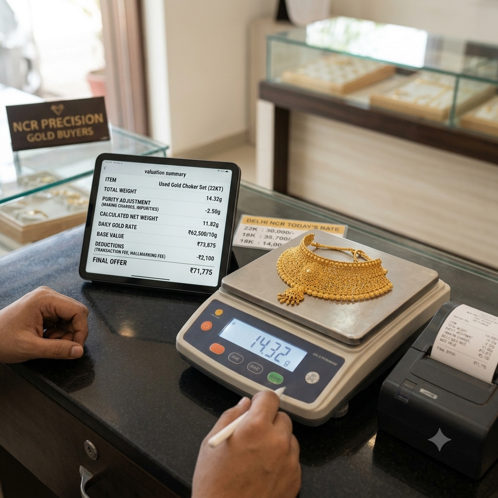 How Gold Weight Is Calculated When Selling Jewellery