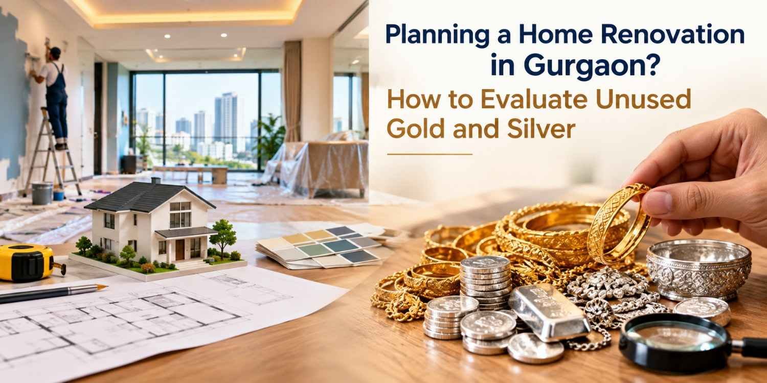 Planning a Home Renovation in Gurgaon? How to Evaluate Unused Gold and Silver
